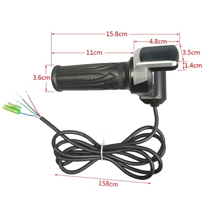 Poignée d'accélérateur pour Scooter électrique 36V/48V/60V