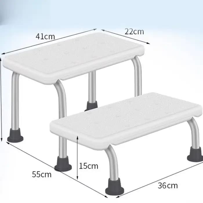 Chaise de bain en aluminium réglable en hauteur