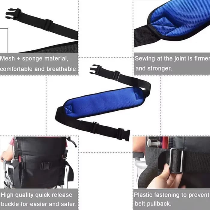 Ceinture de sécurité pour fauteuil roulant