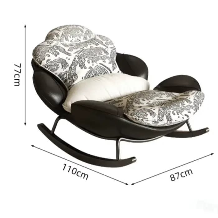 Fauteuil Eggchair italien, chaises de salon originales et pliables, chaises d'appoint artistiques, décoration de salon, chaises de loisirs, mobilier de maison
