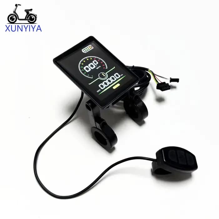Écran LCD couleur pour trottinette électrique 24V/36V/48V/60V