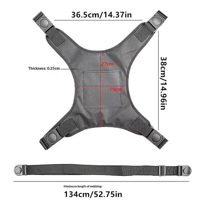 1 pièce Ceinture de sécurité anti-chute pour fauteuil roulant