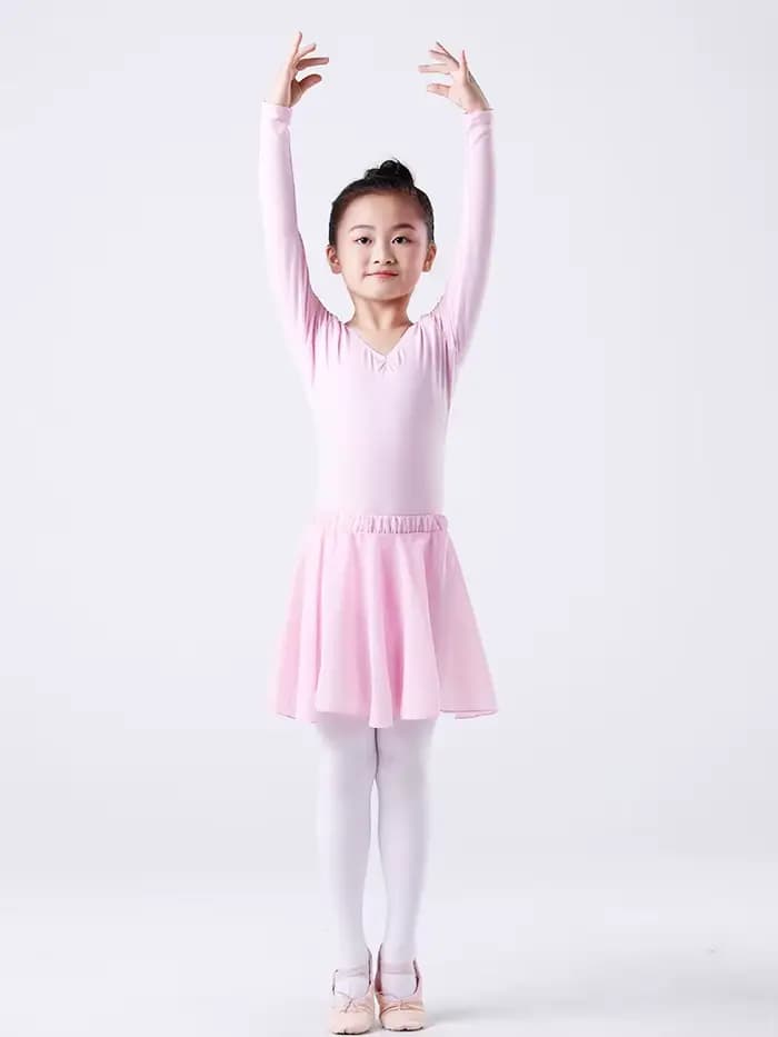 Jupe de danse pour filles, spécialement conçue pour la pratique de la danse, jupe mi-longue pour la danse classique, jupe courte