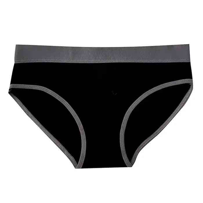 Lot de 5 culottes pour femmes, confortables et tendance, taille mi-haute, respirantes, couleur unie, sous-vêtements intimes