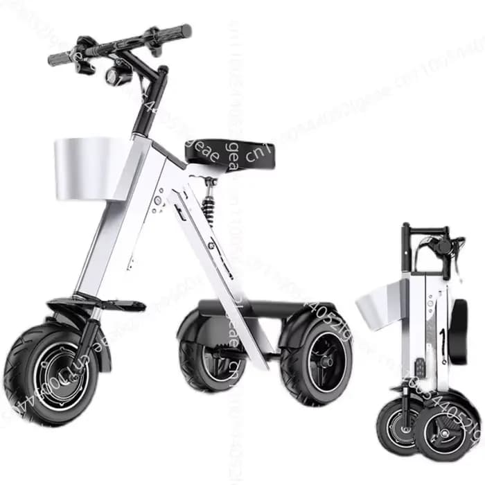 Scooter électrique pliable léger 48V pour deux personnes