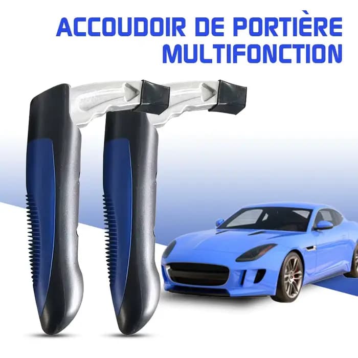 Accoudoir Portière Aide Mobilité Senior - Support 400LB Léger avec Brise-Vitre Urgence