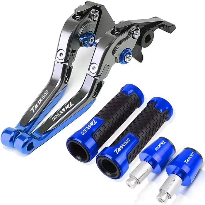 Leviers d'embrayage de frein moto pour YAMAHA TPrévention 500 T-MAX TMAX 500 2001 2002 2003 2004 2005 2006 2007 extrémités des poignées de guidon