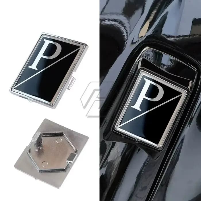 Badge rectangulaire avant