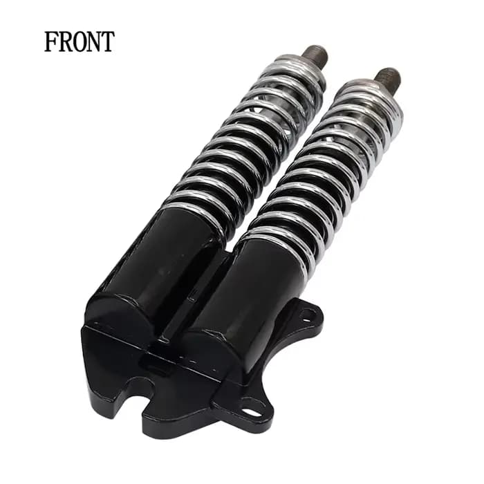 Amortisseur hydraulique de 10 pouces pour roue avant et arrière à double entraînement pour trottinette électrique