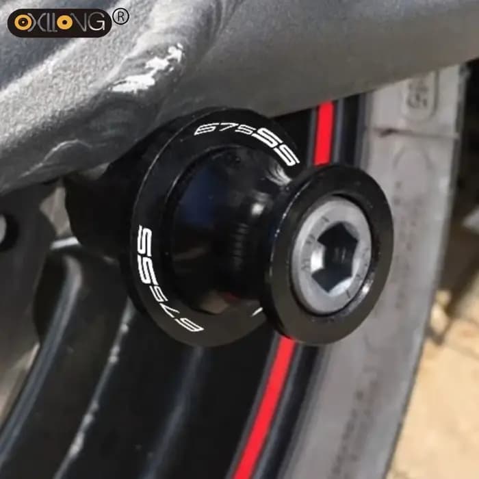 Accessoires de MOTO 2025 675SRR, bobines de bras oscillant de 10MM, vis de support arrière, curseurs pour CFMOTO CF MOTO 675 SR-R 675 SRR 675 2024