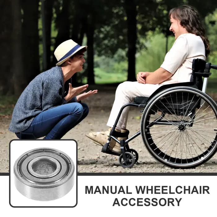 Roulement à billes pour roues avant de fauteuil roulant