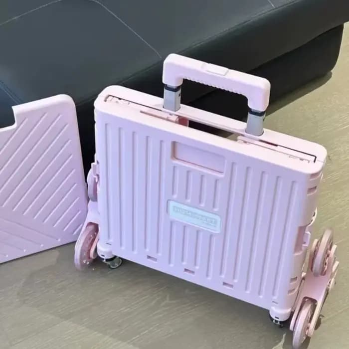 Chariot de courses pliable pratique pour supermarché