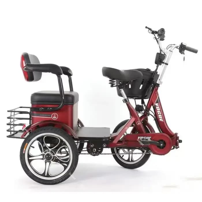 Tricycle électrique pliable à 3 roues pour personnes âgées