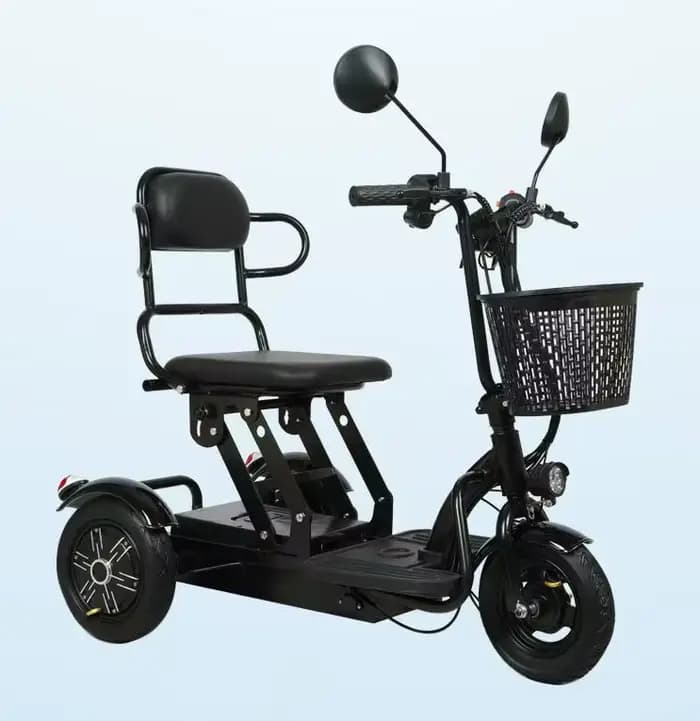 Mini scooter de mobilité électrique pliable à 3 roues
