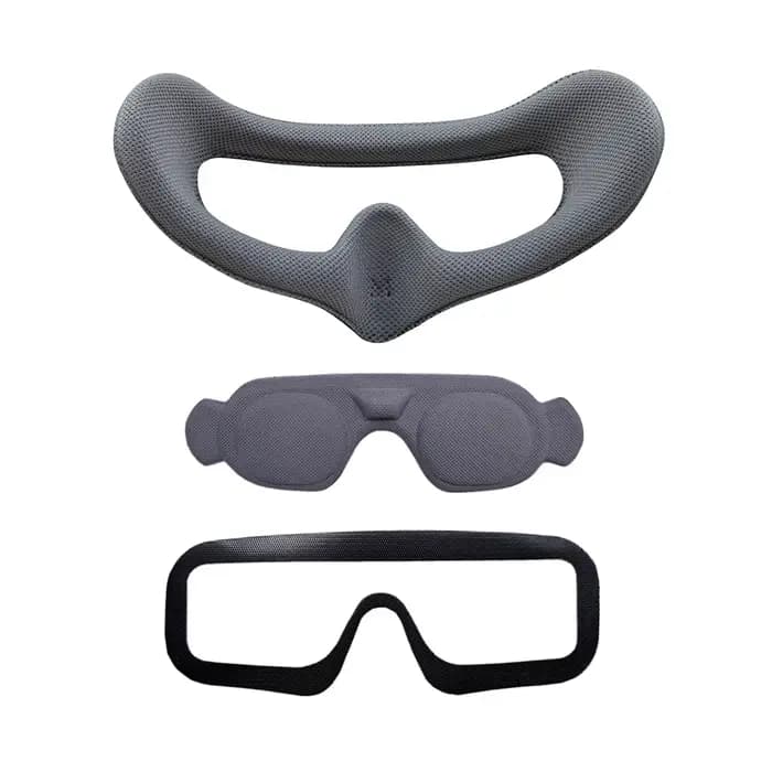Kit Confort - Plaque frontale en mousse + Housse de protection pour lunettes HDZERO Goggle 2 FPV