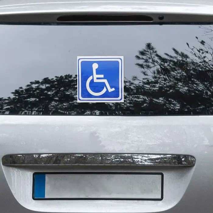 Autocollants symbole pour fauteuil roulant