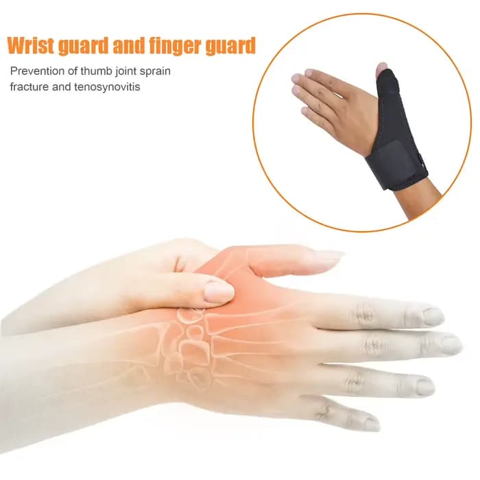 Attelle de protection pour le pouce et les doigts