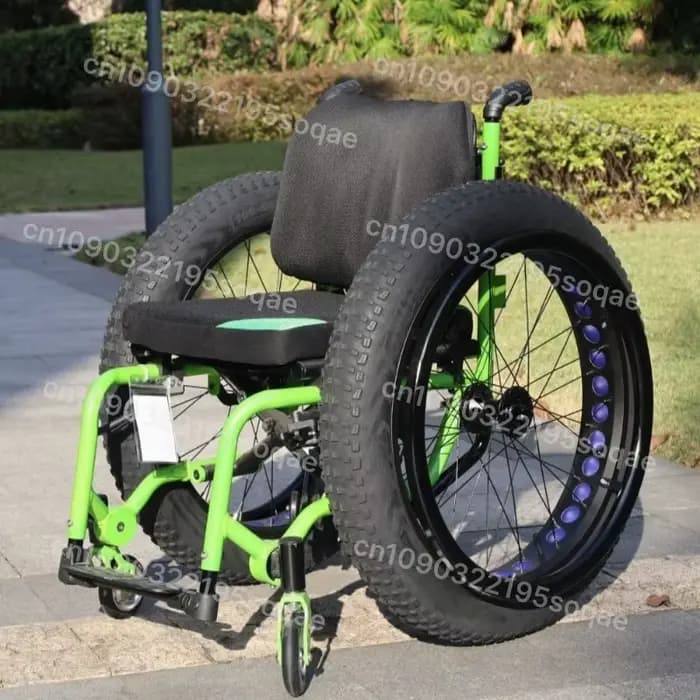 Roue de fauteuil roulant à pneu large de 24 pouces x 4.0