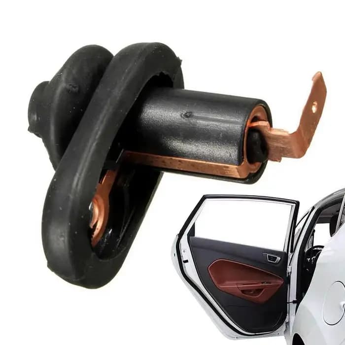 Joli d'éclairage de brouillage de porte de voiture, interrupteur de lampe de porte intérieure automatique, bouton d'éclairage de courtoisie de véhicule, noir, universel