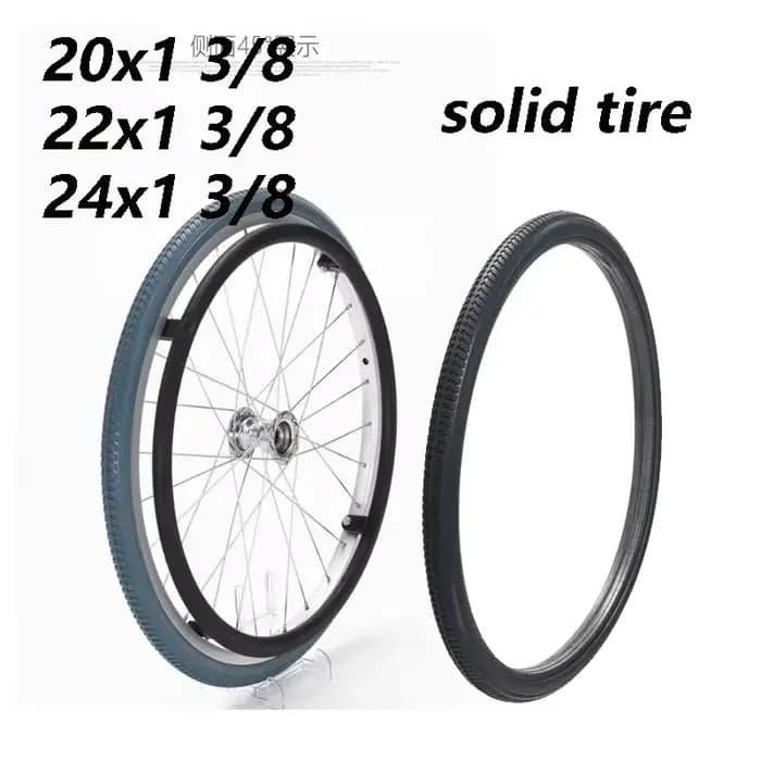 Pneu solide de 22/24 pouces 22/24x1 3/8