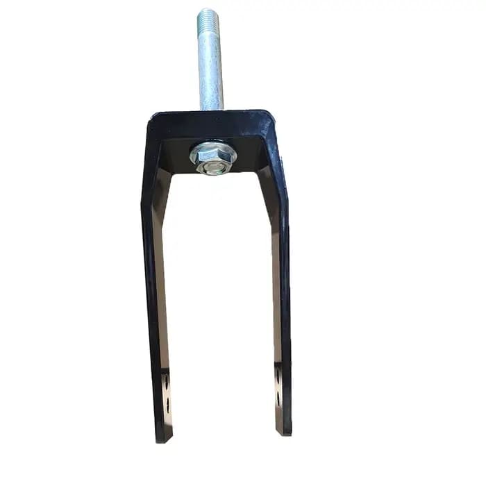 1 paire de fourches avant de fauteuil roulant en alliage d'aluminium de 8 pouces