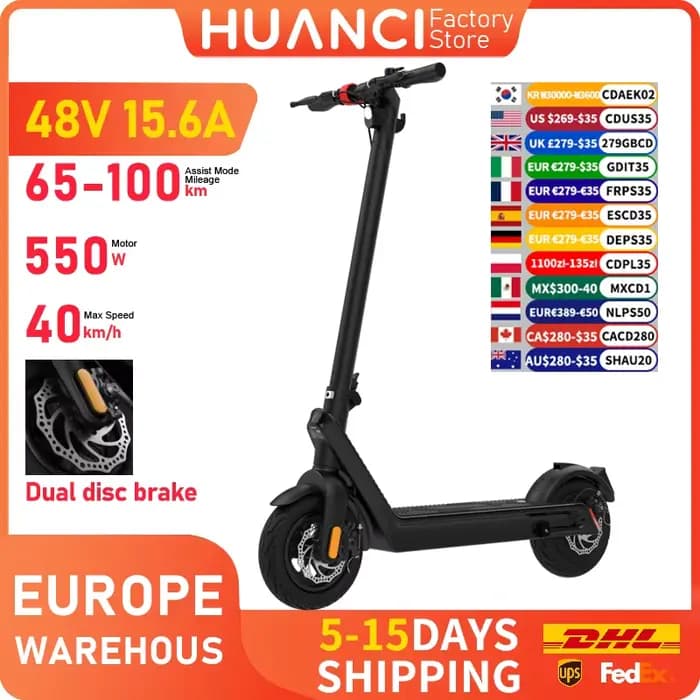 Trottinette électrique pour adultes HUANCI X9