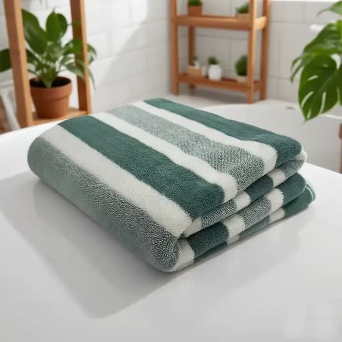 Serviette de bain épaisse, 1 paquet, forte absorption d'eau et séchage rapide, ne perd pas, durable – très adaptée aux familles, aux plages,