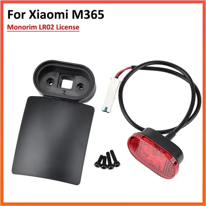Monorim LR02 feu arrière licence pour Xiaomi M365 Pro pour Ninebot G30 Scooter électrique garde-boue