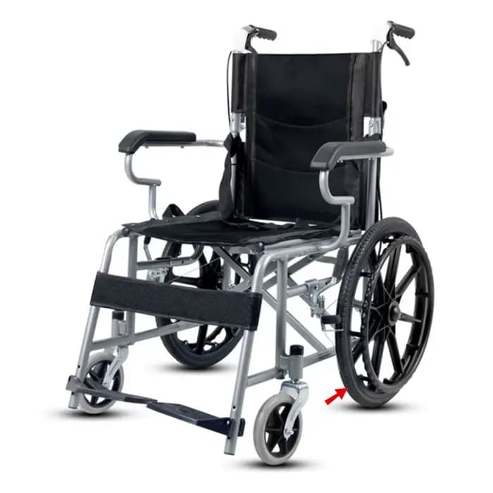 JayCreer 20 x 1-3/8" Roue arrière pour fauteuils roulants