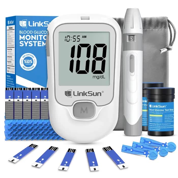G-425-1 compteur de glycémie 50/100 pièces bandelettes de Test et lancettes