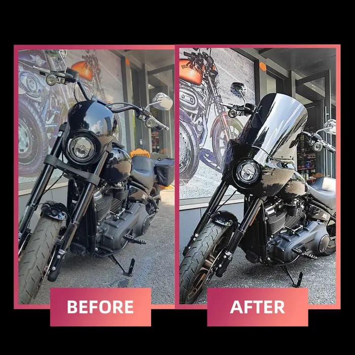 Carénage Avant de Moto pour Route Kokor, 15 Pouces, Uniquement pour Harley Softail Low Rider S FXLRS 2020-2024