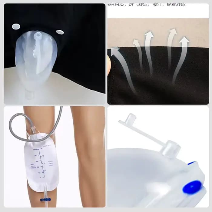 Récepteur urinaire réutilisable pour hommes