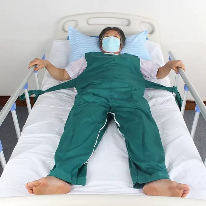 Vêtements de contention pour lit et fauteuil roulant pour patients âgés
