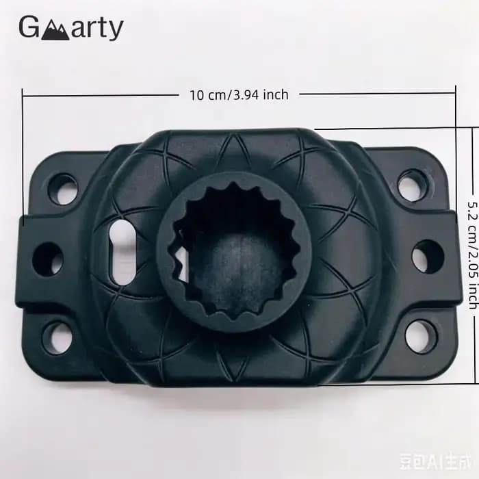 Base de montage robuste pour kayak, avec structure résistante à la rouille et à l'eau, installation facile, parfaite pour la pêche en kayak et le canoë.