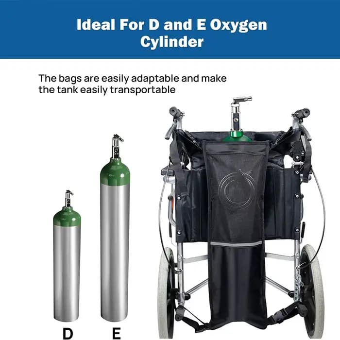 Support de réservoir d'oxygène pour fauteuil roulant