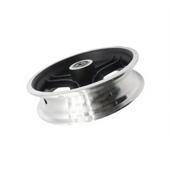 Trottinette électrique de 10 pouces avec jantes avant et mécanisme de frein à disque à six trous, durable