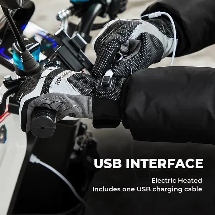 Gants chauffants d'hiver pour Scooter électrique