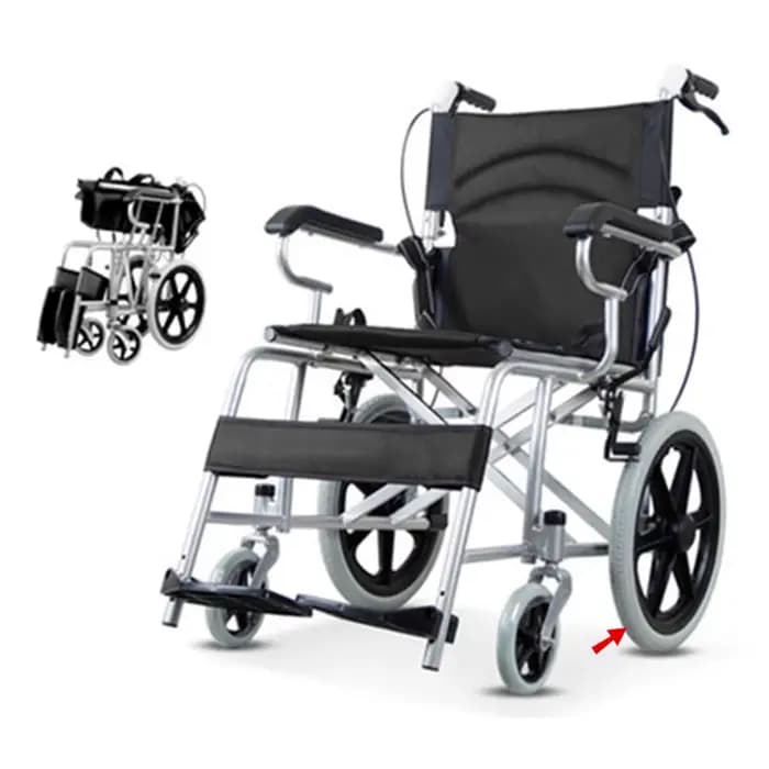 Roues arrière JayCreer 16 pouces pour fauteuils roulants