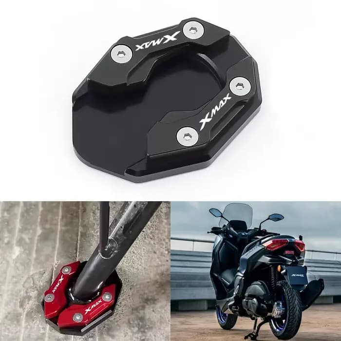Support latéral de scooter CNC, coussin d'agrandisseur, accessoires pour Yamaha Xmax 125, 250, 300, 400, Xmax250, Xmax300, 2015-2022, 2023