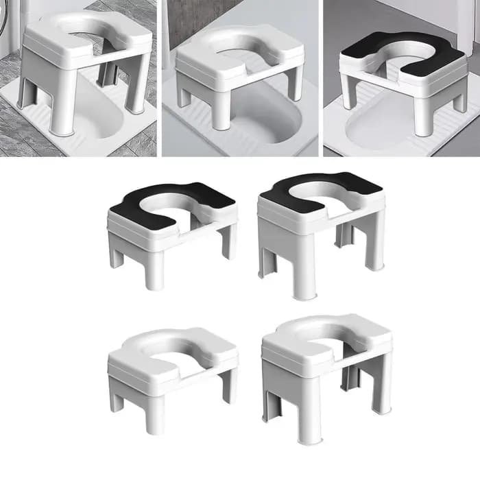 Siège de toilette accroupi antidérapant