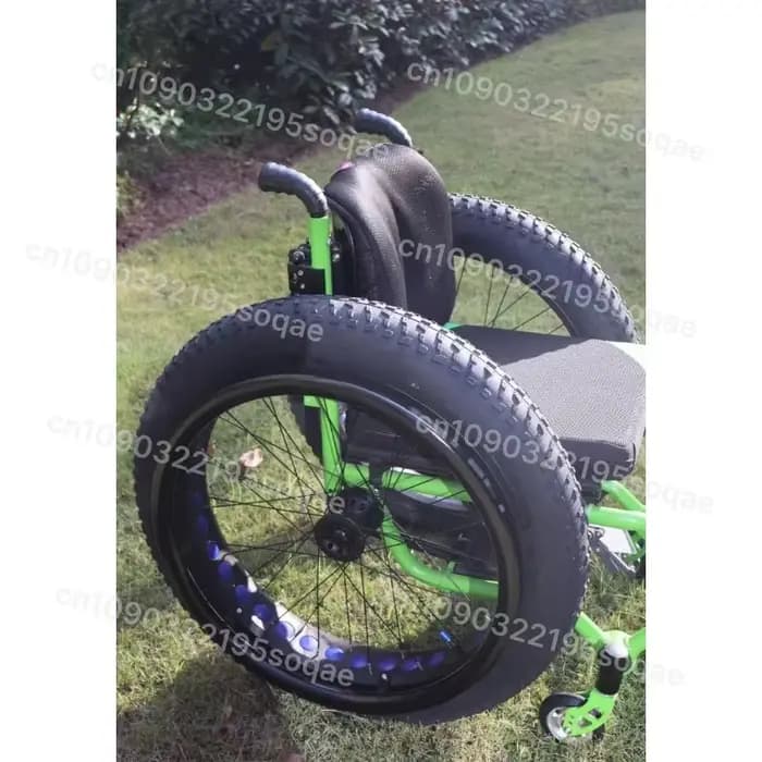 Roue de fauteuil roulant à pneu large de 24 pouces x 4.0
