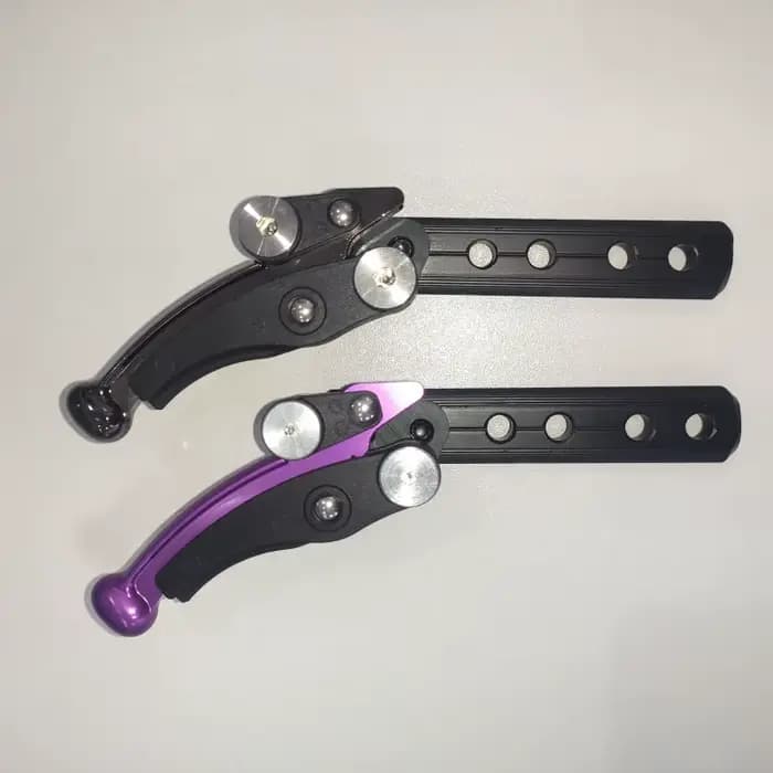 1 paire de pièces de rechange pour fauteuil roulant en alliage d'aluminium