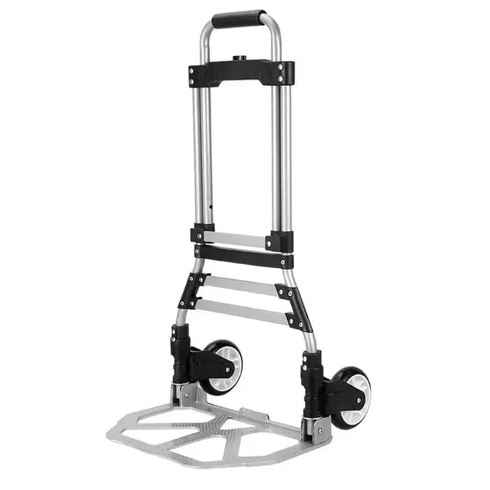Chariot pliable monté sur voiture avec roue