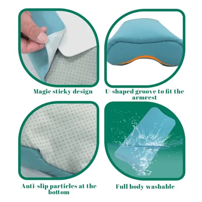 Housse d'accoudoir pour fauteuil roulant