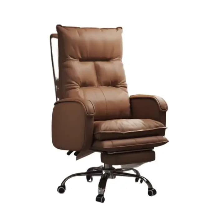 Chaise De bureau De luxe Vintage moderne Beige Mobile inclinable chaise De bureau ergonomique maison Sillas De Oficina meubles accessoires