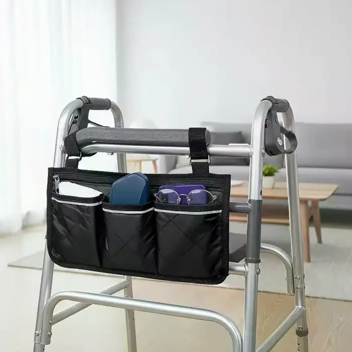 Sac de rangement pour accoudoir de fauteuil roulant