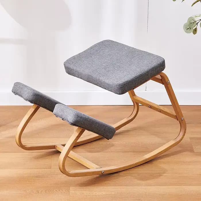 Chaise ergonomique à genoux pour le bureau et la maison, confortable, avec dossier, pour ordinateur, pour adultes et enfants