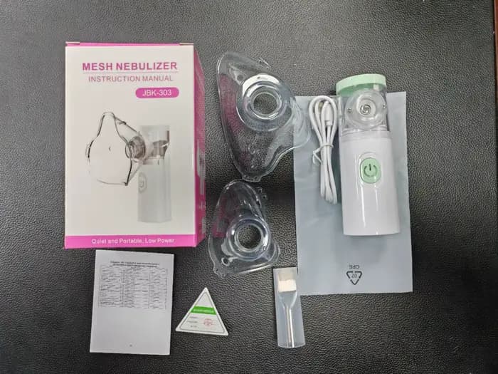 Nébuliseur médical silencieux en maille