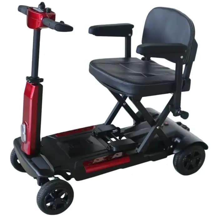Adulte 4 roues automatique pliant personnes âgées loisirs mobilité Scooter handicapé trajet pratique batterie au Lithium