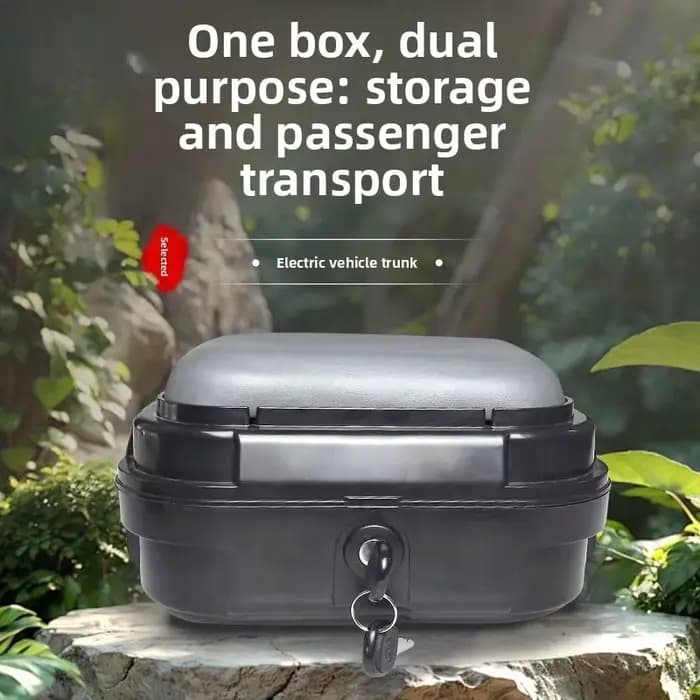 Boîte de rangement pour coffre arrière de Scooter électrique